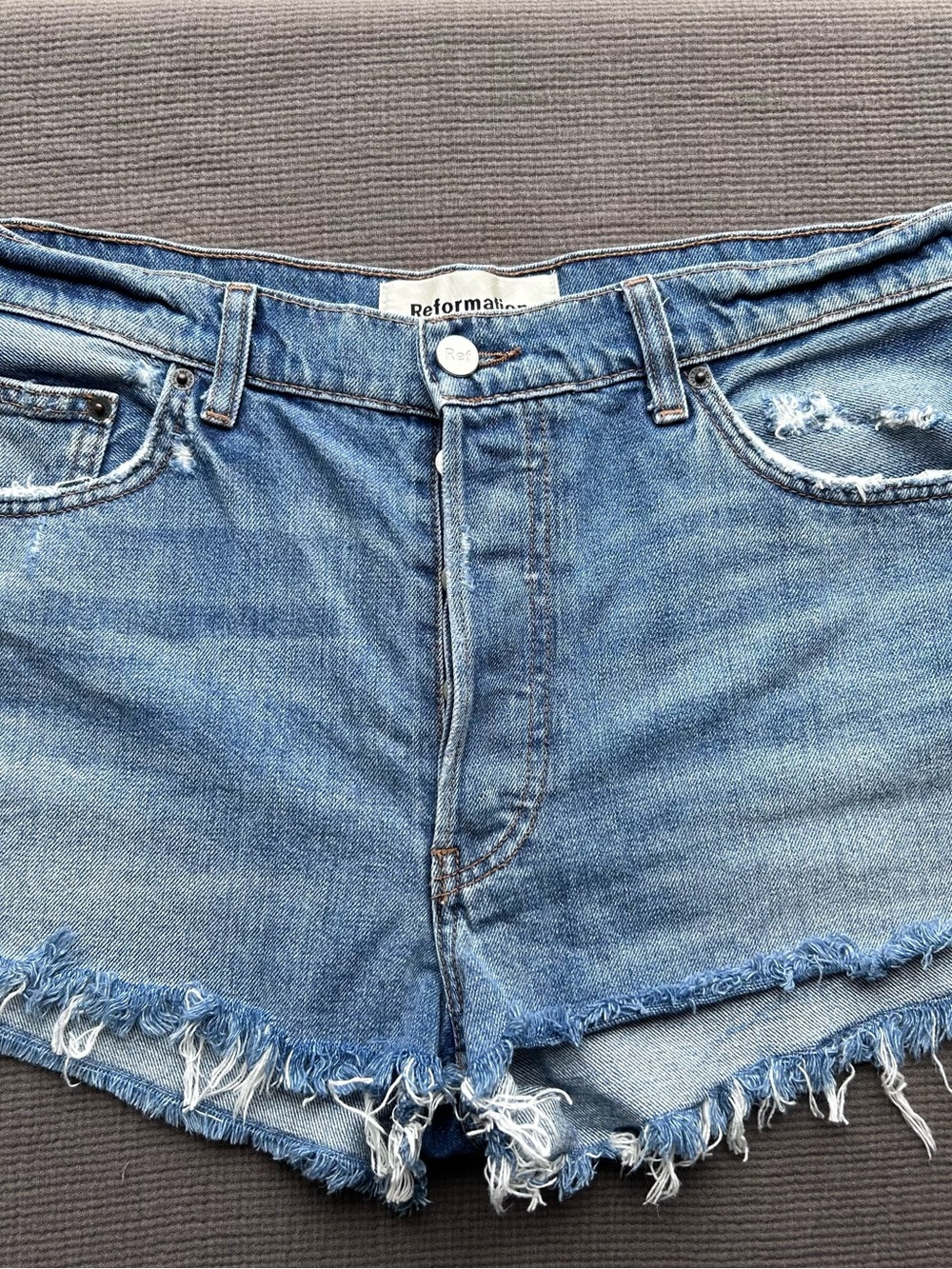 Reformation Denim Shorts